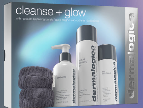 Cleanse + Glow: Precleanse, Special Cleansing Gel & Daily Microfoliant