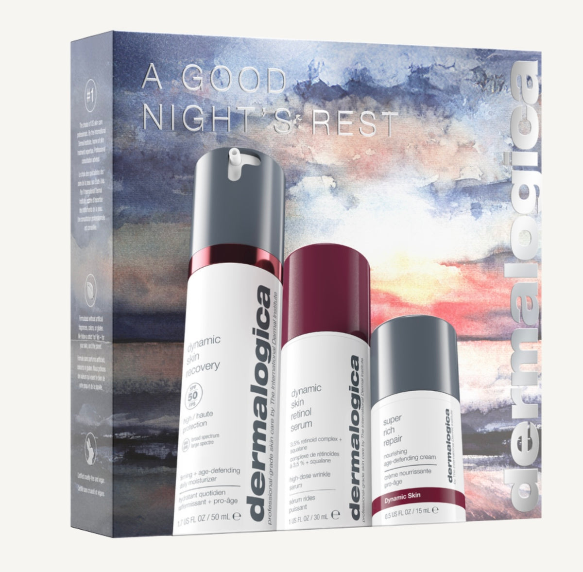 Ultimate Skin Renewal Trio: Dynamic Skin Recovery SPF50, Dynamic Skin Retinol Serum, Super Rich Repair