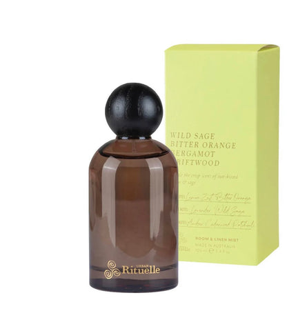 Wild Sage, Bitter Orange, Bergamot, Driftwood
Room & Linen Mist | 100ml