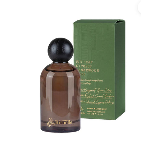 Fig Leaf, Cypress, Cedarwood, Moss
Room & Linen Mist | 100ml